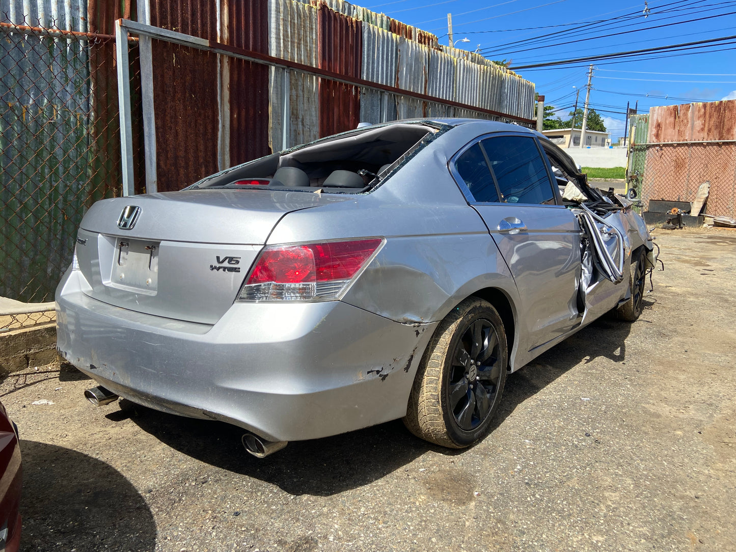 Cristal Derecho Trasero Honda Accord 2009